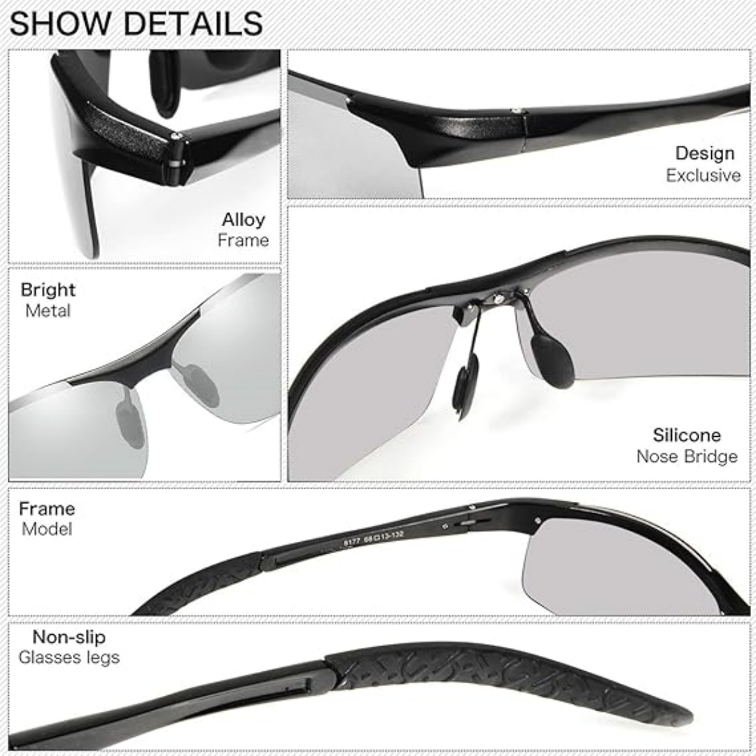 1 pcs Polarized Sunglasses Men - Fishing Sunglasses Polarized recensione e prezzo