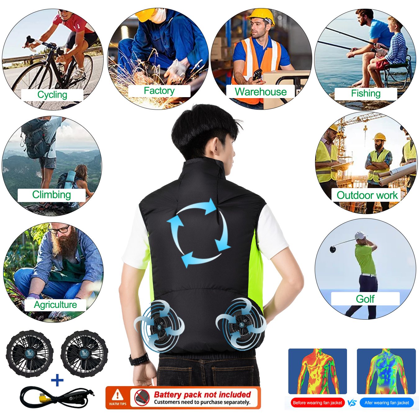 Summer Breathable Wearable Coo - Fishing Vest recensione e prezzo