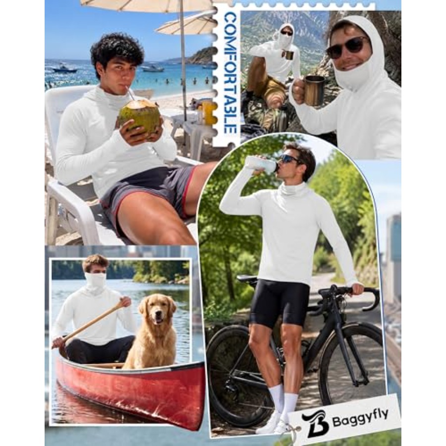 Men's UPF 50+ Sun Protection H - Fishing Mask Sun Protection recensione e prezzo