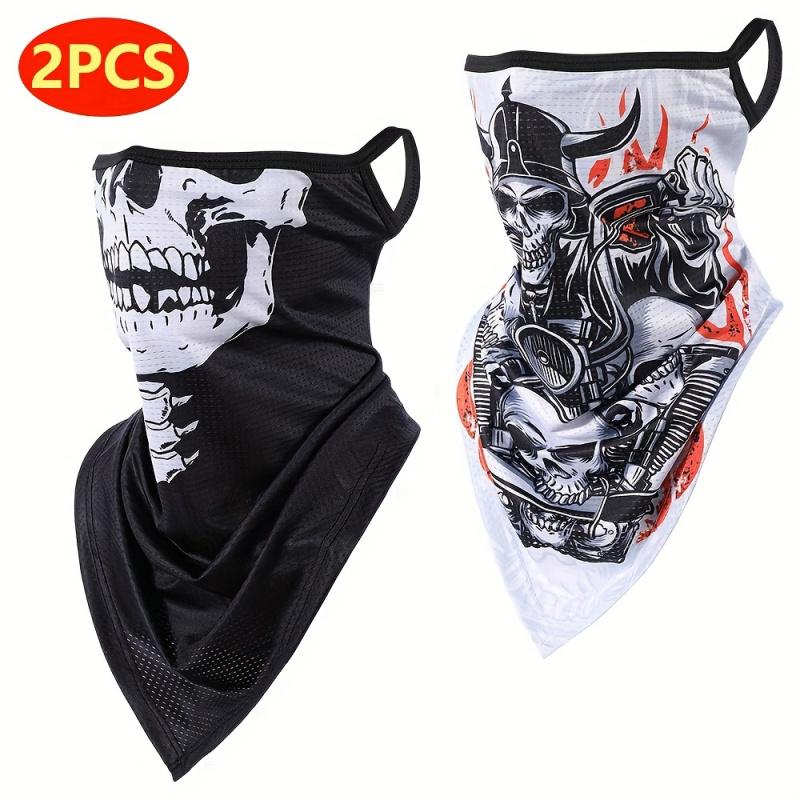 2-Pack, Men's Gothic Mask and  - Fishing Mask Sun Protection recensione e prezzo