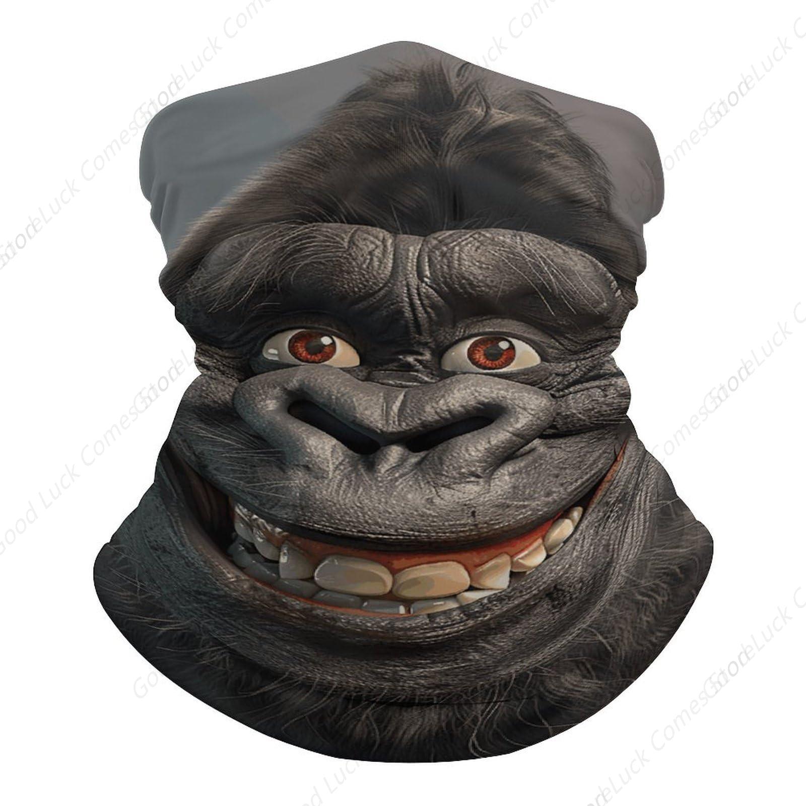 Smiling Gorilla Photo Bandana  - Fishing Mask Sun Protection recensione e prezzo