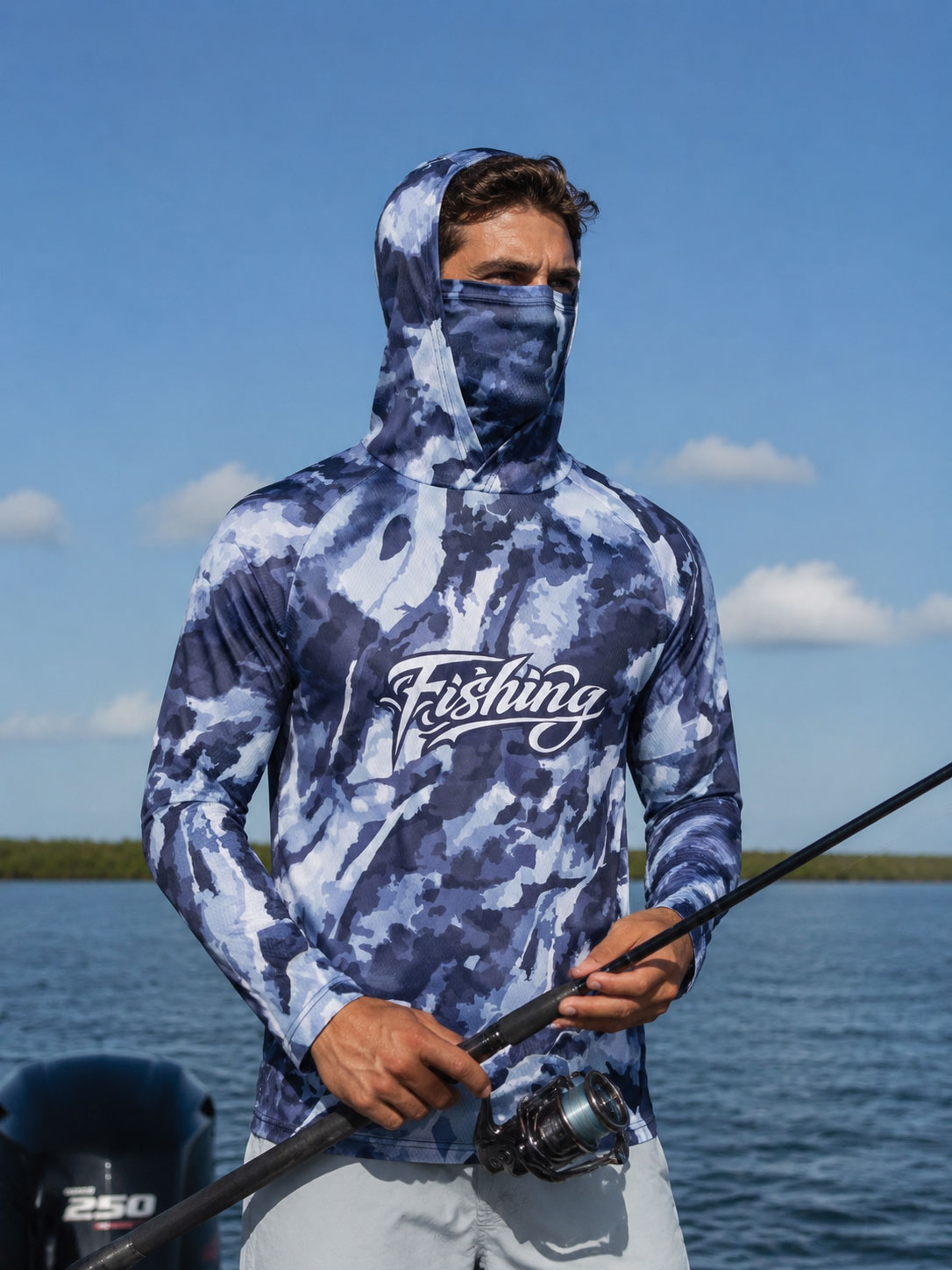 Fishing Shirt Hooded Men Fishi - Fishing Mask Sun Protection recensione e prezzo
