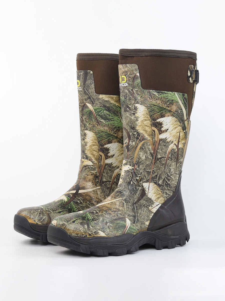 Men's High-Cut Camouflage Rain - Fishing Boots recensione e prezzo