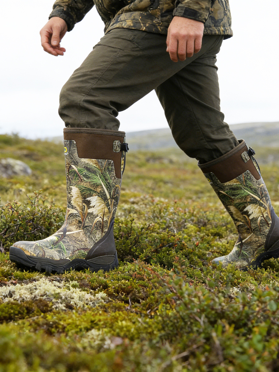 Men's High-Cut Camouflage Rain - Fishing Boots recensione e prezzo