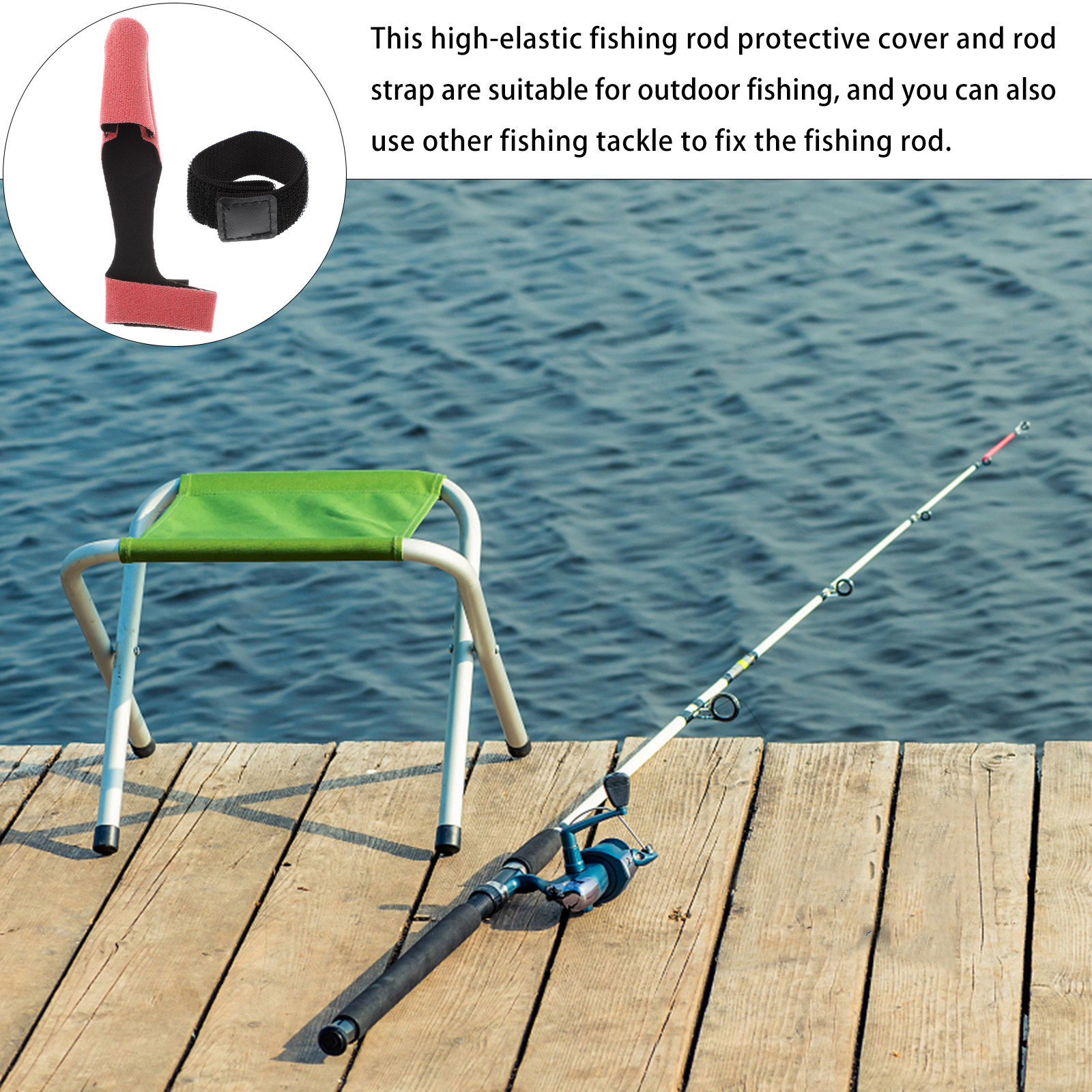 2 Sets Fishing Rod Tip Protect - Fishing Socks recensione e prezzo