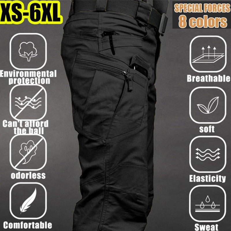 Men's Tactical Cargo Pants 6XL - Fishing Pants Waterproof recensione e prezzo