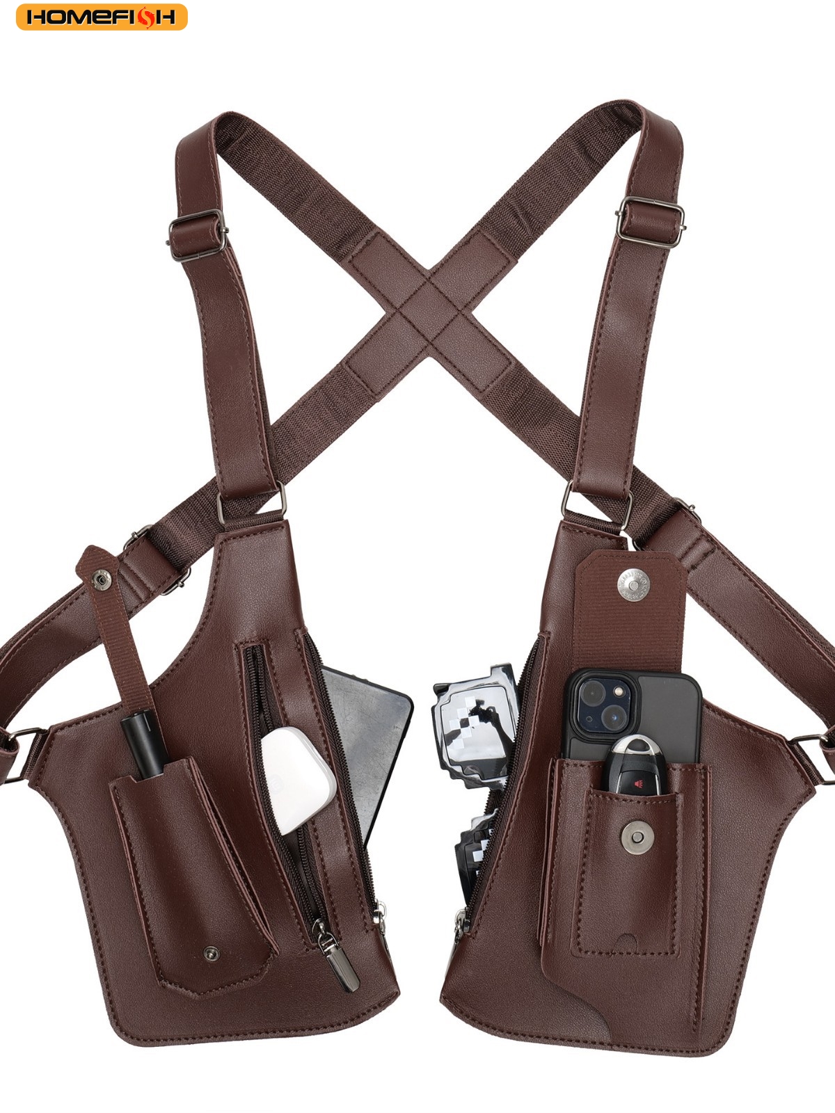 HOMEFISH Double Shoulder Strap - Fishing Bag Waterproof recensione e prezzo